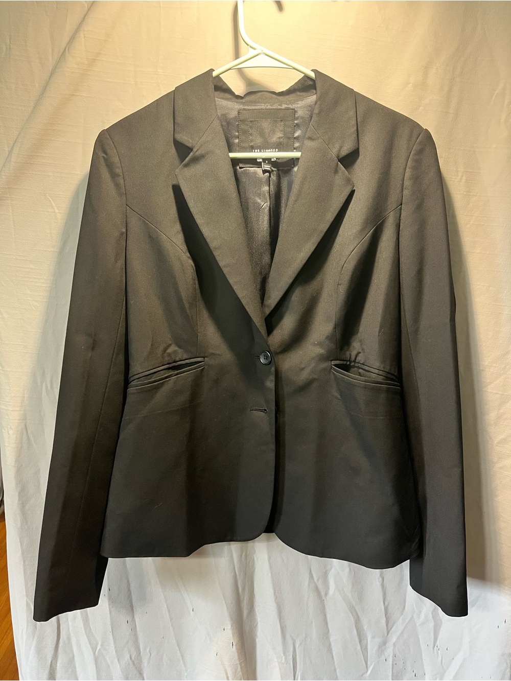 Black Women's two-Button Blazer Jacket limited 8